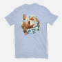 The Great Wave Fox-Mens-Basic-Tee-dandingeroz