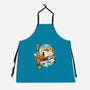 The Great Wave Fox-Unisex-Kitchen-Apron-dandingeroz