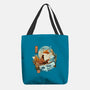 The Great Wave Fox-None-Basic Tote-Bag-dandingeroz