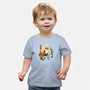 The Great Wave Fox-Baby-Basic-Tee-dandingeroz