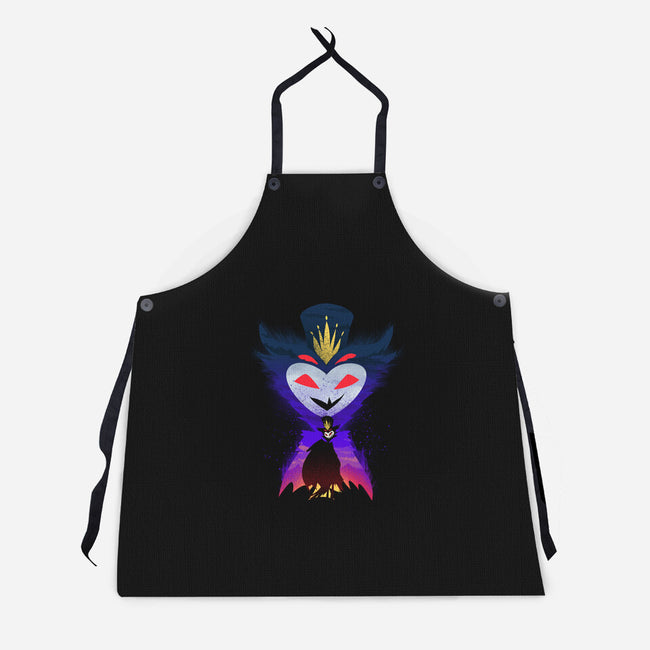 Blitzo Sunset-Unisex-Kitchen-Apron-dandingeroz