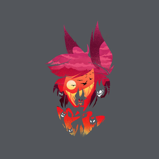 Alastor Sunset-None-Glossy-Sticker-dandingeroz