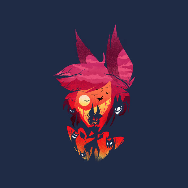 Alastor Sunset-None-Glossy-Sticker-dandingeroz