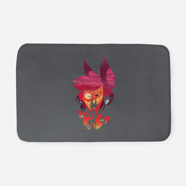 Alastor Sunset-None-Memory Foam-Bath Mat-dandingeroz