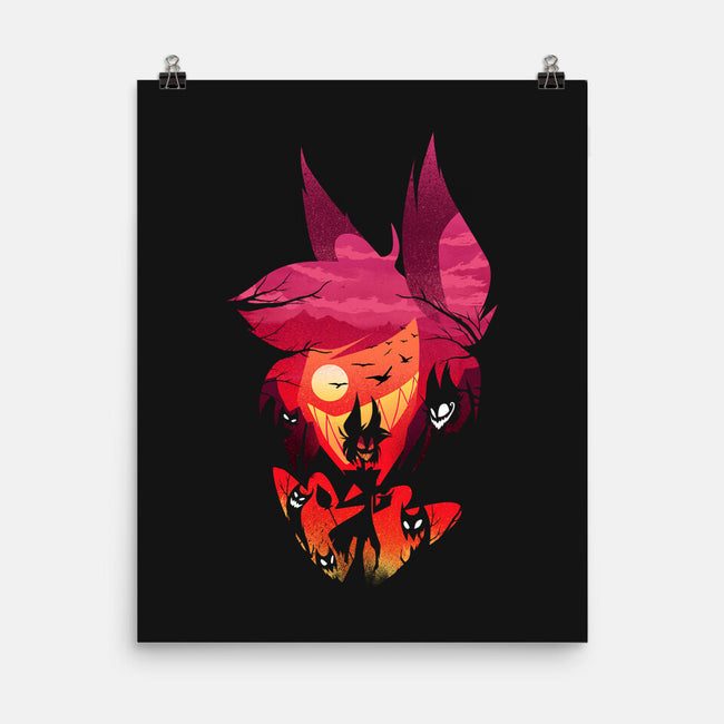 Alastor Sunset-None-Matte-Poster-dandingeroz