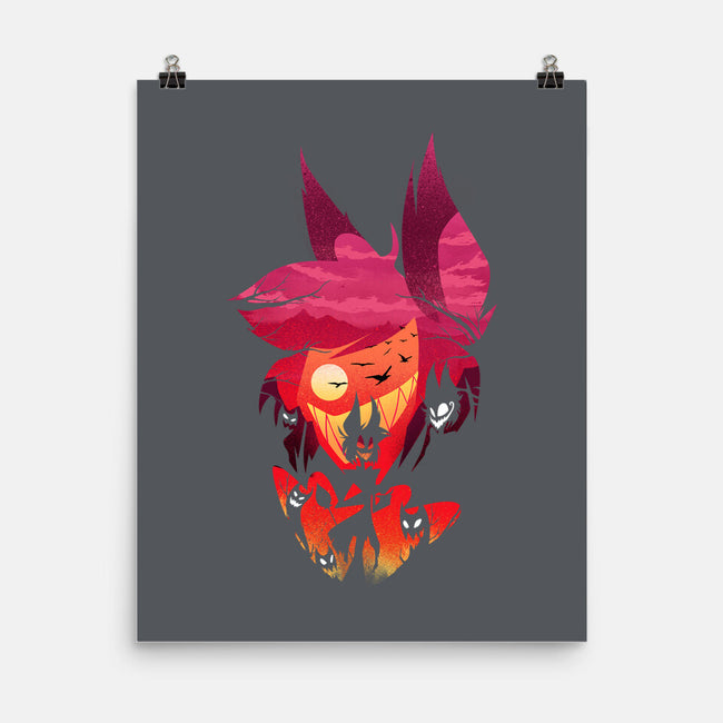 Alastor Sunset-None-Matte-Poster-dandingeroz