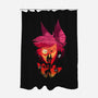 Alastor Sunset-None-Polyester-Shower Curtain-dandingeroz