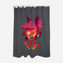 Alastor Sunset-None-Polyester-Shower Curtain-dandingeroz