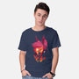 Alastor Sunset-Mens-Basic-Tee-dandingeroz