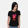 Alastor Sunset-Womens-Basic-Tee-dandingeroz