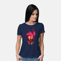 Alastor Sunset-Womens-Basic-Tee-dandingeroz