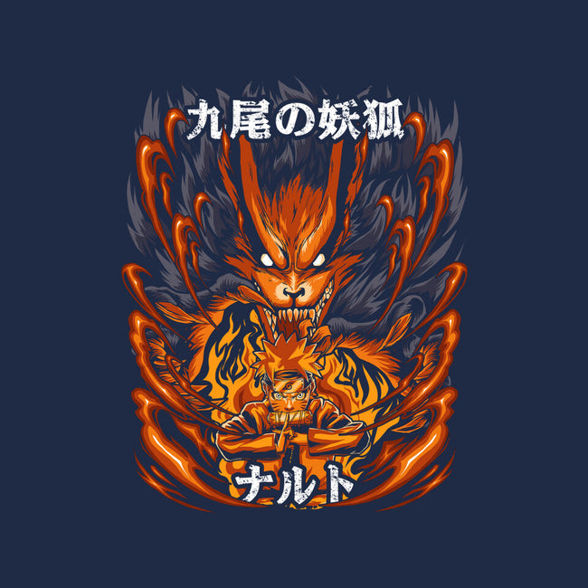 The Ninja Of The Nine Tails-Womens-Basic-Tee-Diego Oliver