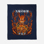 The Ninja Of The Nine Tails-None-Fleece-Blanket-Diego Oliver