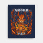 The Ninja Of The Nine Tails-None-Stretched-Canvas-Diego Oliver