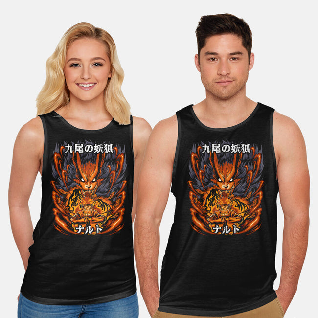 The Ninja Of The Nine Tails-Unisex-Basic-Tank-Diego Oliver