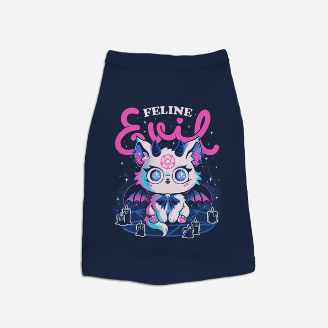 Feline Evil-Dog-Basic-Pet Tank-eduely