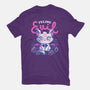 Feline Evil-Womens-Fitted-Tee-eduely