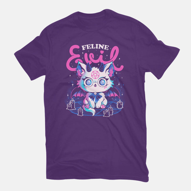 Feline Evil-Womens-Basic-Tee-eduely