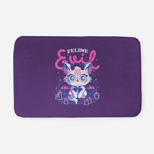 Feline Evil-None-Memory Foam-Bath Mat-eduely