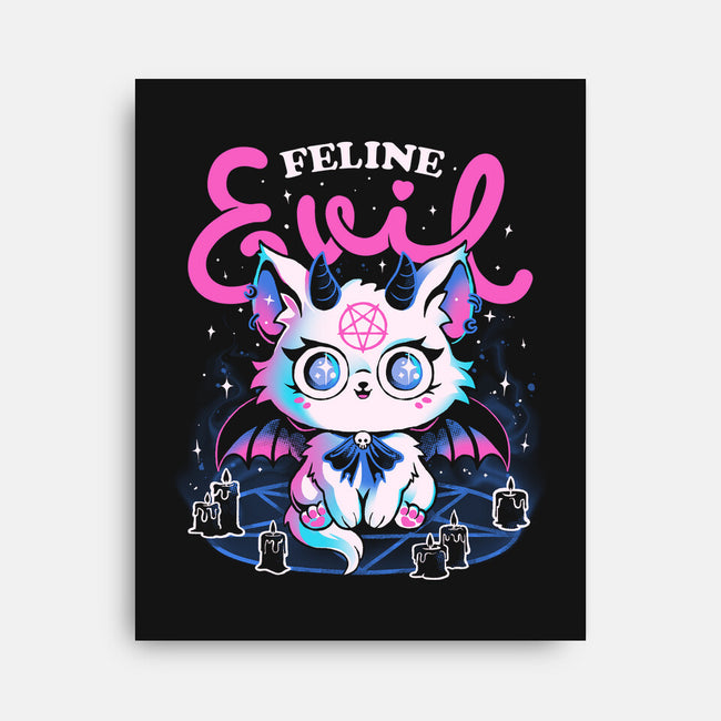 Feline Evil-None-Stretched-Canvas-eduely