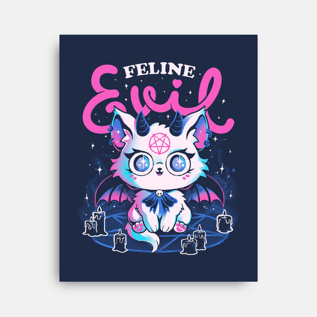 Feline Evil-None-Stretched-Canvas-eduely