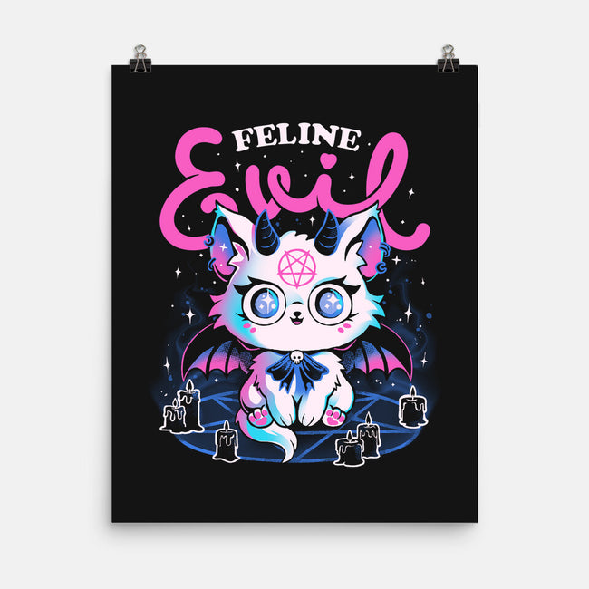 Feline Evil-None-Matte-Poster-eduely