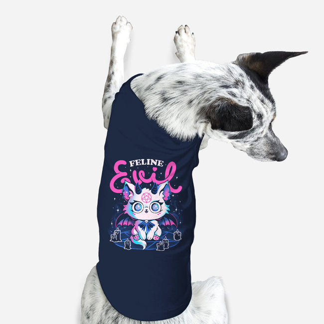 Feline Evil-Dog-Basic-Pet Tank-eduely