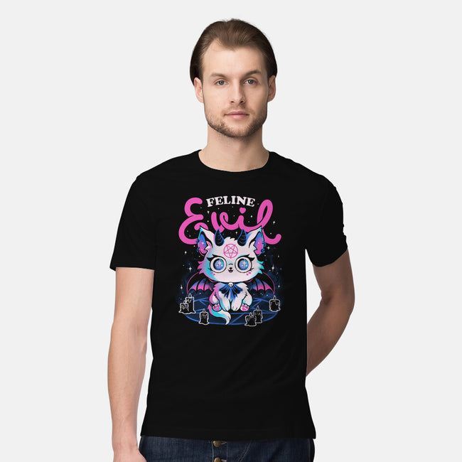 Feline Evil-Mens-Premium-Tee-eduely