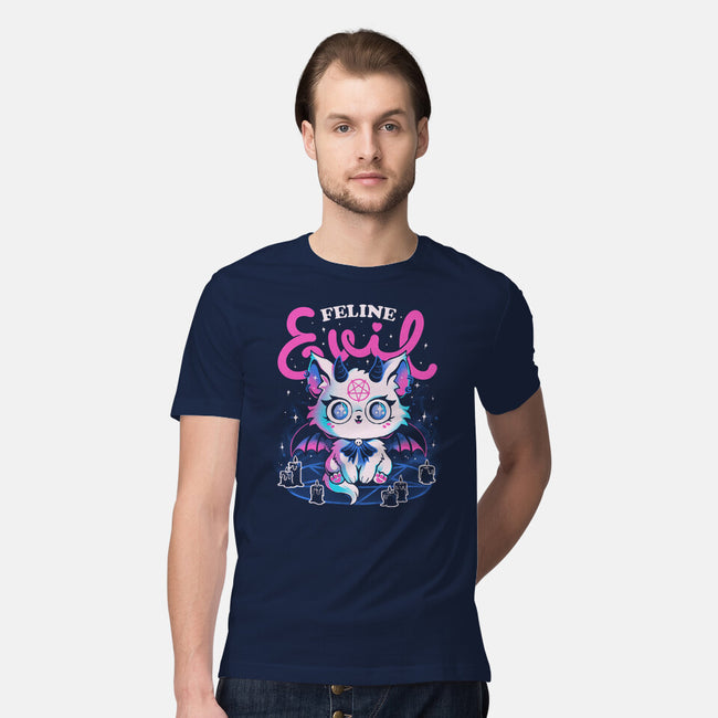 Feline Evil-Mens-Premium-Tee-eduely