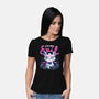 Feline Evil-Womens-Basic-Tee-eduely