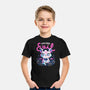 Feline Evil-Youth-Basic-Tee-eduely