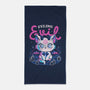 Feline Evil-None-Beach-Towel-eduely