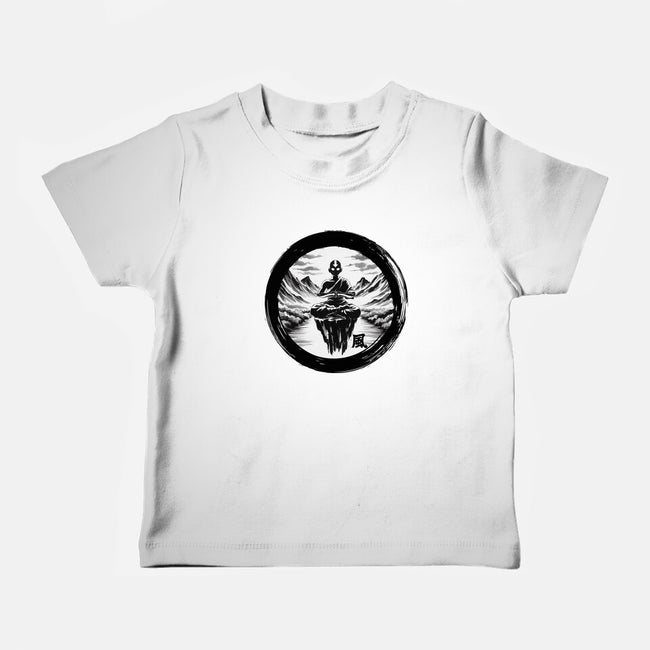 The Air Nomads Sumi-e-Baby-Basic-Tee-DrMonekers