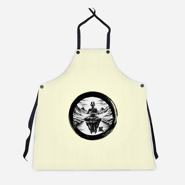 The Air Nomads Sumi-e-Unisex-Kitchen-Apron-DrMonekers