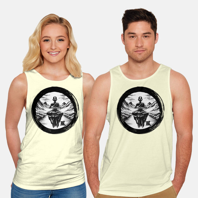 The Air Nomads Sumi-e-Unisex-Basic-Tank-DrMonekers