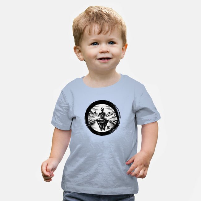 The Air Nomads Sumi-e-Baby-Basic-Tee-DrMonekers