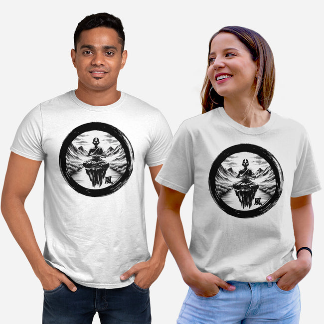 The Air Nomads Sumi-e-Unisex-Basic-Tee-DrMonekers