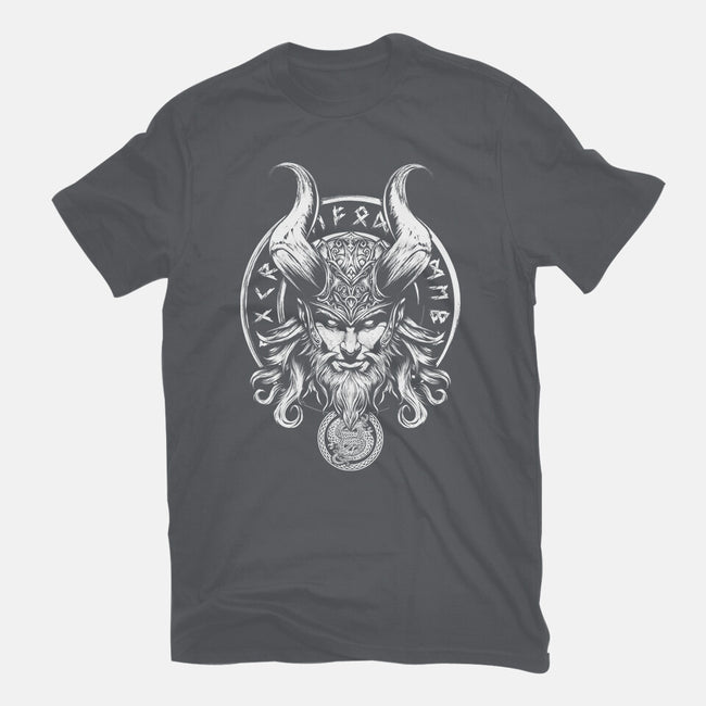 God Of Mischief And Trickery-Womens-Fitted-Tee-DrMonekers