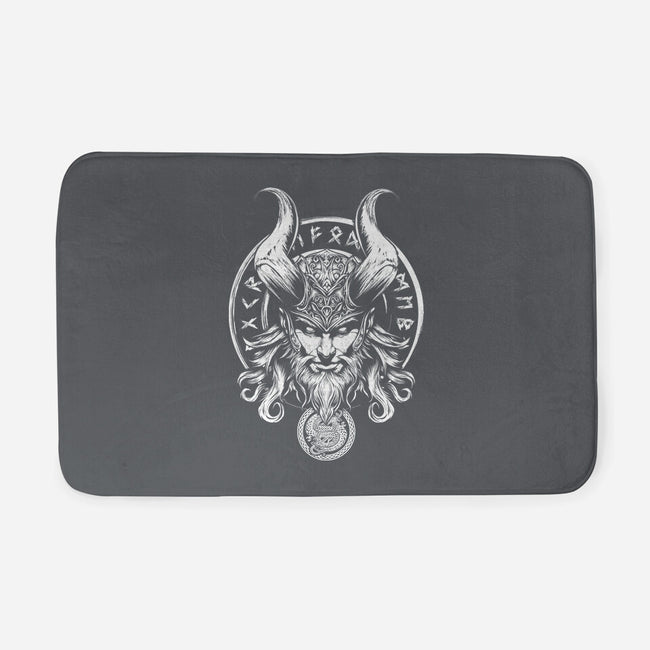 God Of Mischief And Trickery-None-Memory Foam-Bath Mat-DrMonekers