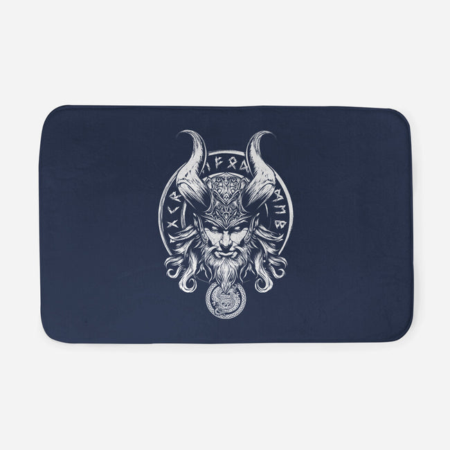 God Of Mischief And Trickery-None-Memory Foam-Bath Mat-DrMonekers