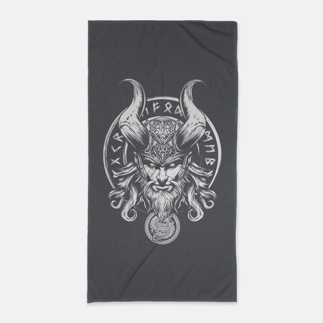 God Of Mischief And Trickery-None-Beach-Towel-DrMonekers