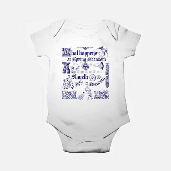 Ye Olde Spring Break-Baby-Basic-Onesie-rocketman_art