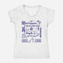 Ye Olde Spring Break-Womens-V-Neck-Tee-rocketman_art