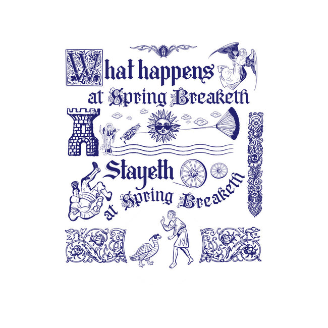 Ye Olde Spring Break-Womens-Basic-Tee-rocketman_art