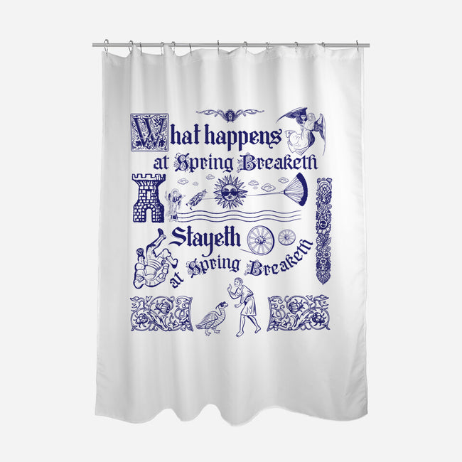 Ye Olde Spring Break-None-Polyester-Shower Curtain-rocketman_art