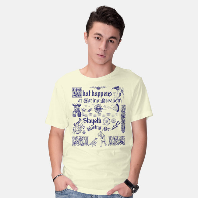 Ye Olde Spring Break-Mens-Basic-Tee-rocketman_art