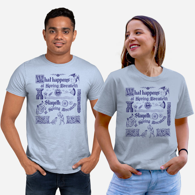 Ye Olde Spring Break-Unisex-Basic-Tee-rocketman_art