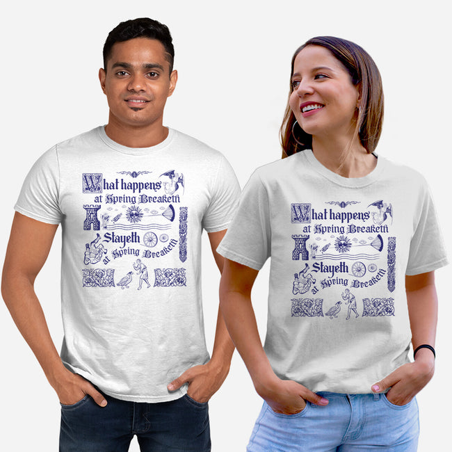 Ye Olde Spring Break-Unisex-Basic-Tee-rocketman_art