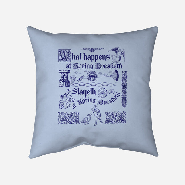 Ye Olde Spring Break-None-Removable Cover w Insert-Throw Pillow-rocketman_art