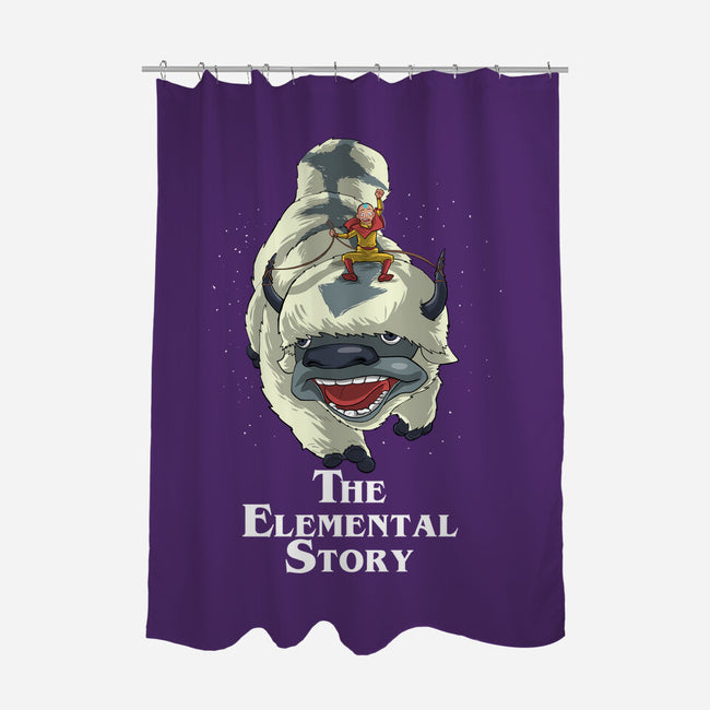 The Elemental Story-None-Polyester-Shower Curtain-zascanauta